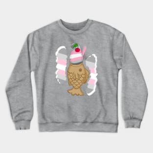 Pride Taiyaki design, 2nd wave (demigirl) Crewneck Sweatshirt